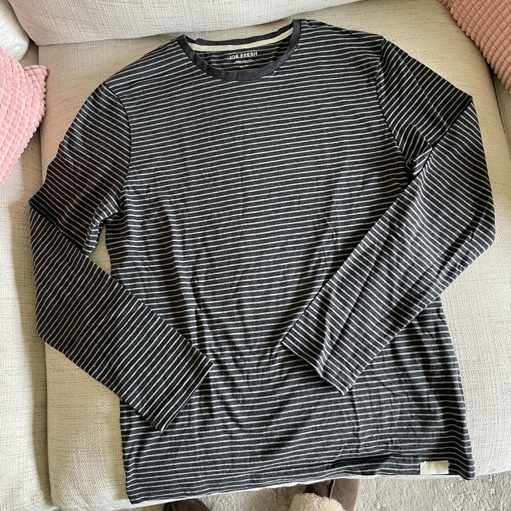Joe Fresh (Men’s) Striped Long Sleeve Tee